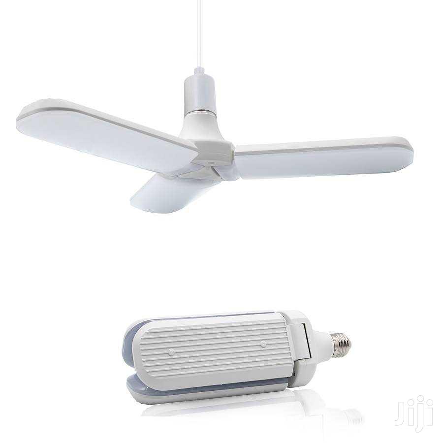 LED Super Bright Foldable Fan Shape Light E27 Pin 36W