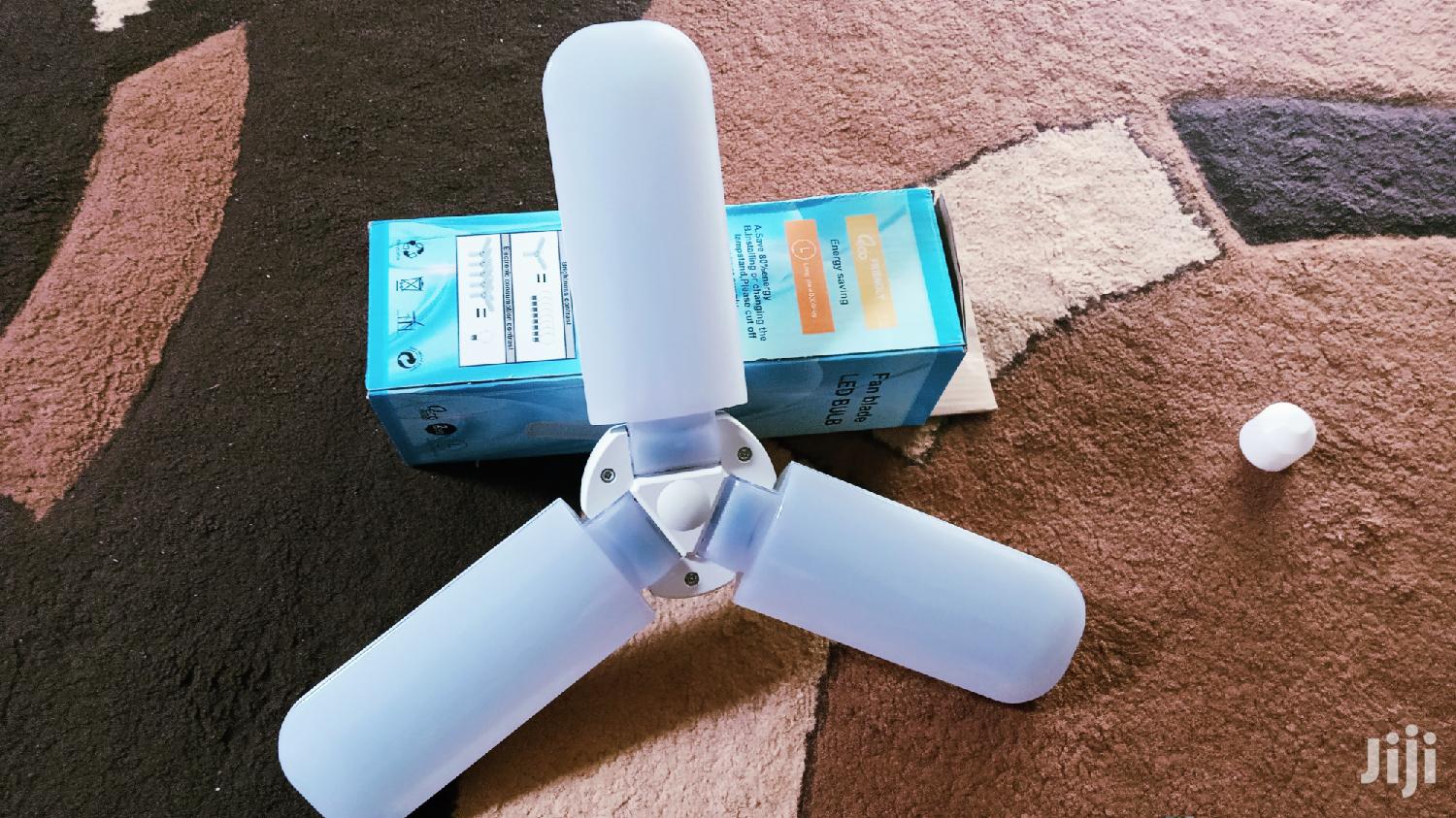 LED Super Bright Foldable Fan Shape Light E27 Pin 36W
