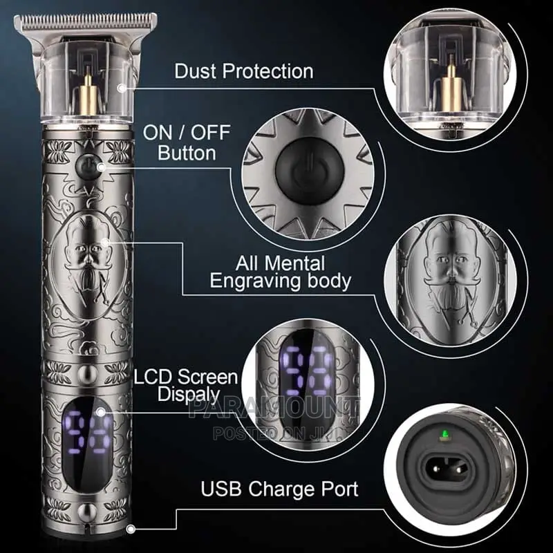 Rechargeable Hair Trimmer and Clipper