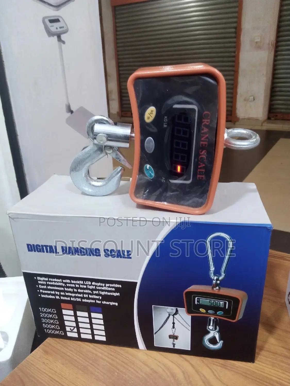500kg Digital Crane Scale With High Digital Precision Weighing Scale