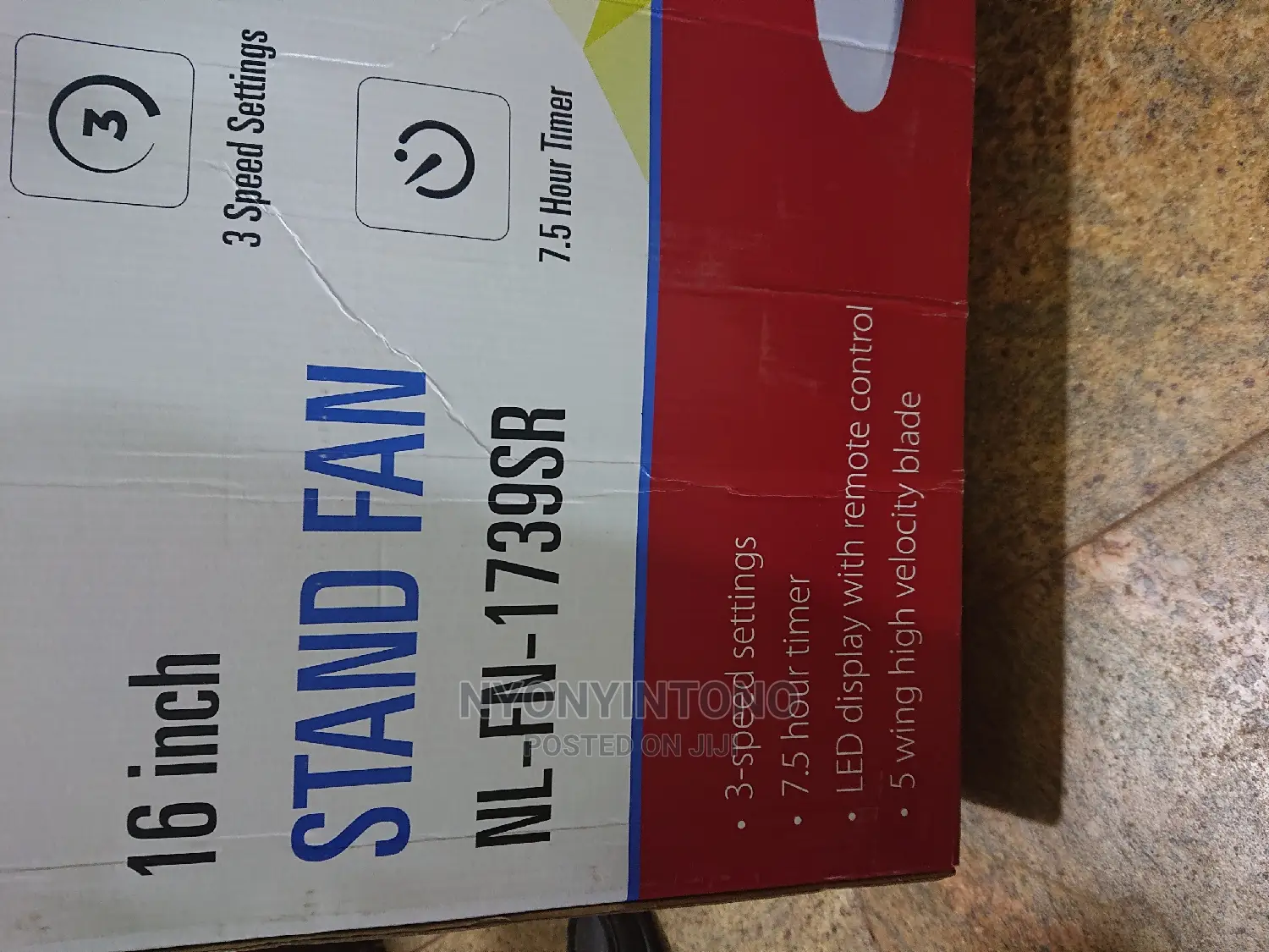 Saachi Stand Fan With Remote