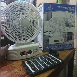 Rechargeable Desk Fan With Speaker