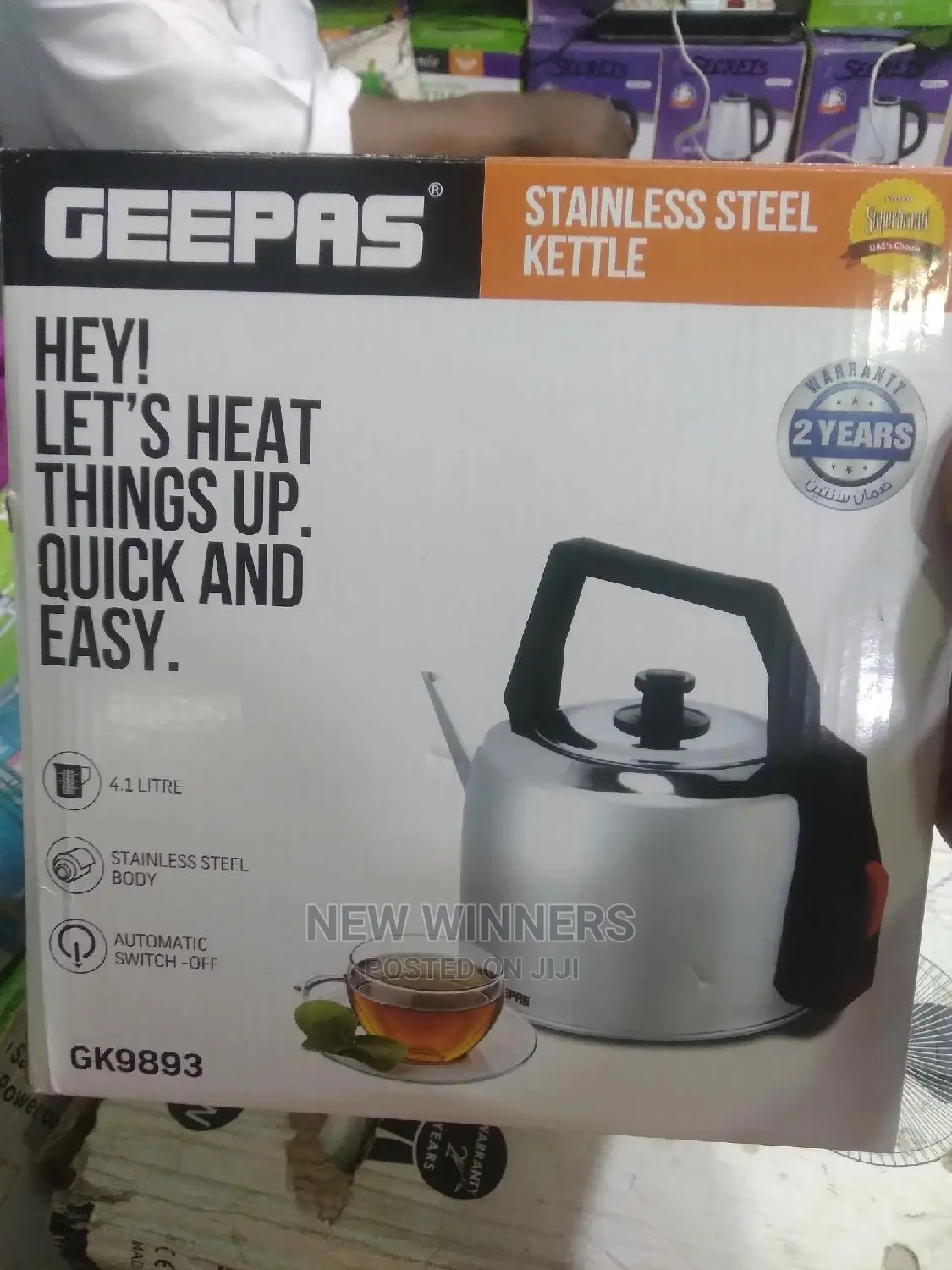 Geepas Kettle 4itres