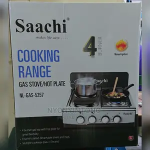 Saachi 2gas and 2 Electric Cooker
