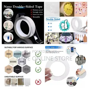 Double Face Adhesive Nano Tape.