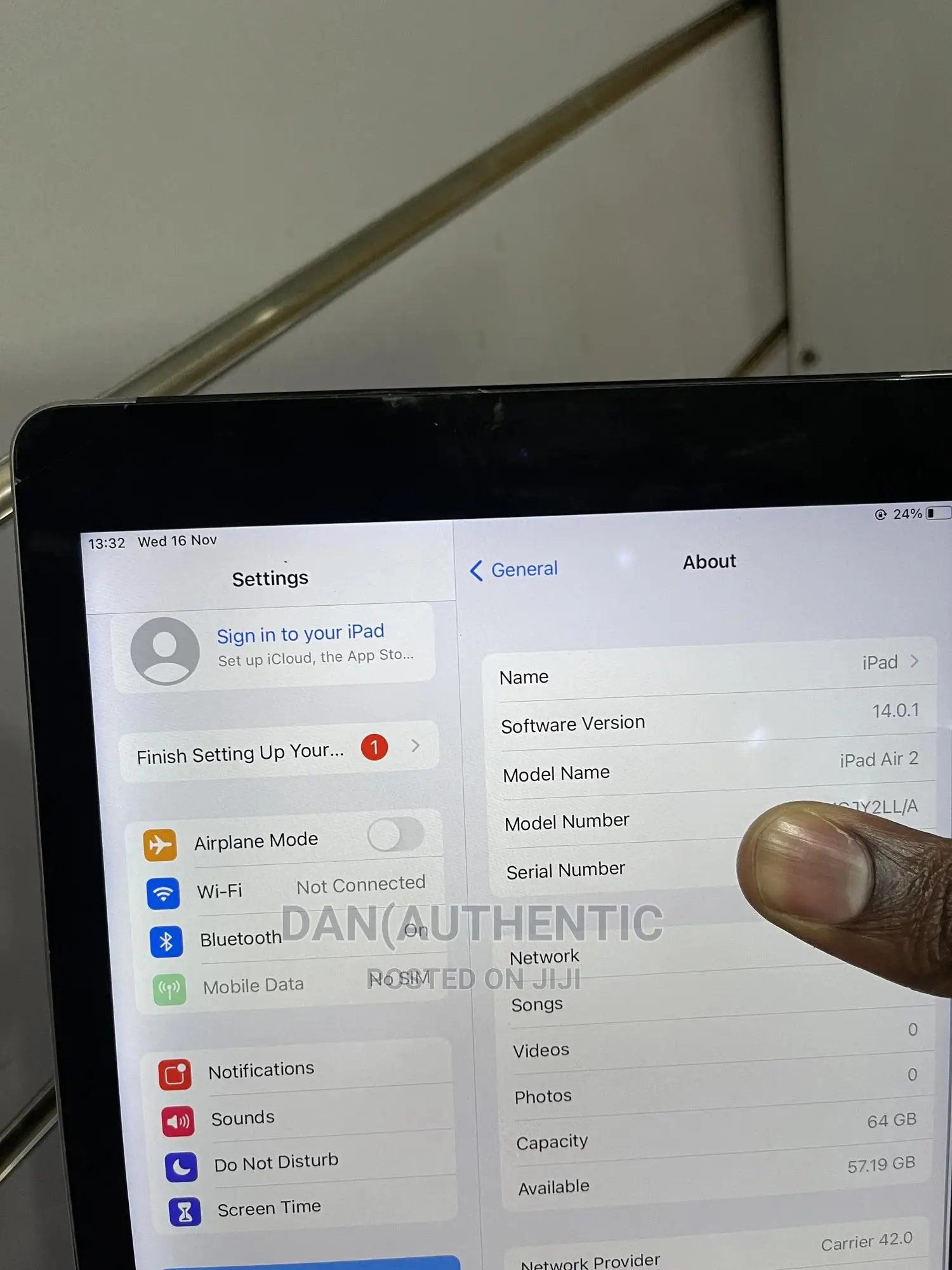 Apple iPad Air 2 64 GB Gray