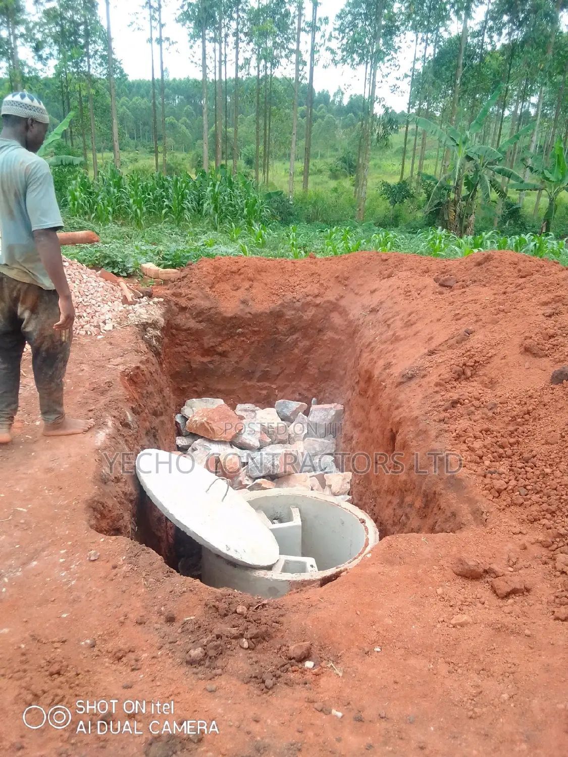 Biodigester Septic Tank System, Plumbing Work