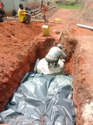 Biodigester Septic Tank System, Plumbing Work