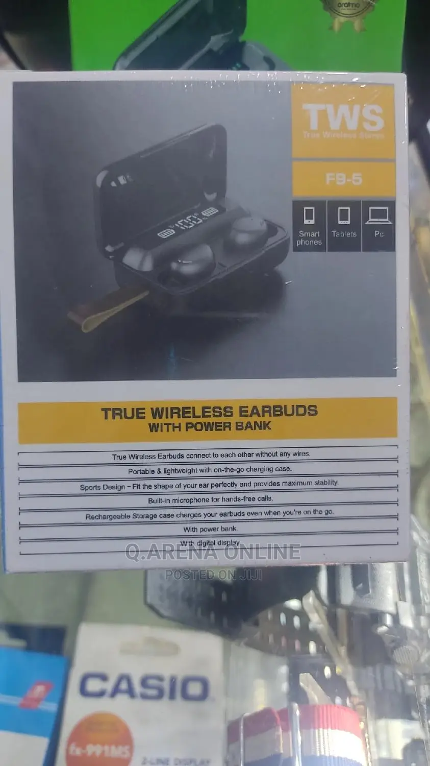 True Wireless Earbuds With Powerbank