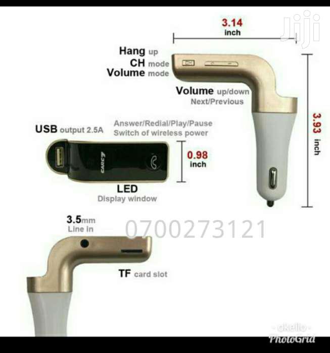 Wireless Car Modulator With Bluetooth.