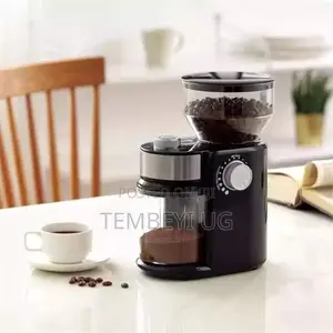 Commercial Coffee Grinder. Brown