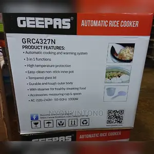Geepas Rice Cooker 2.8 Liters