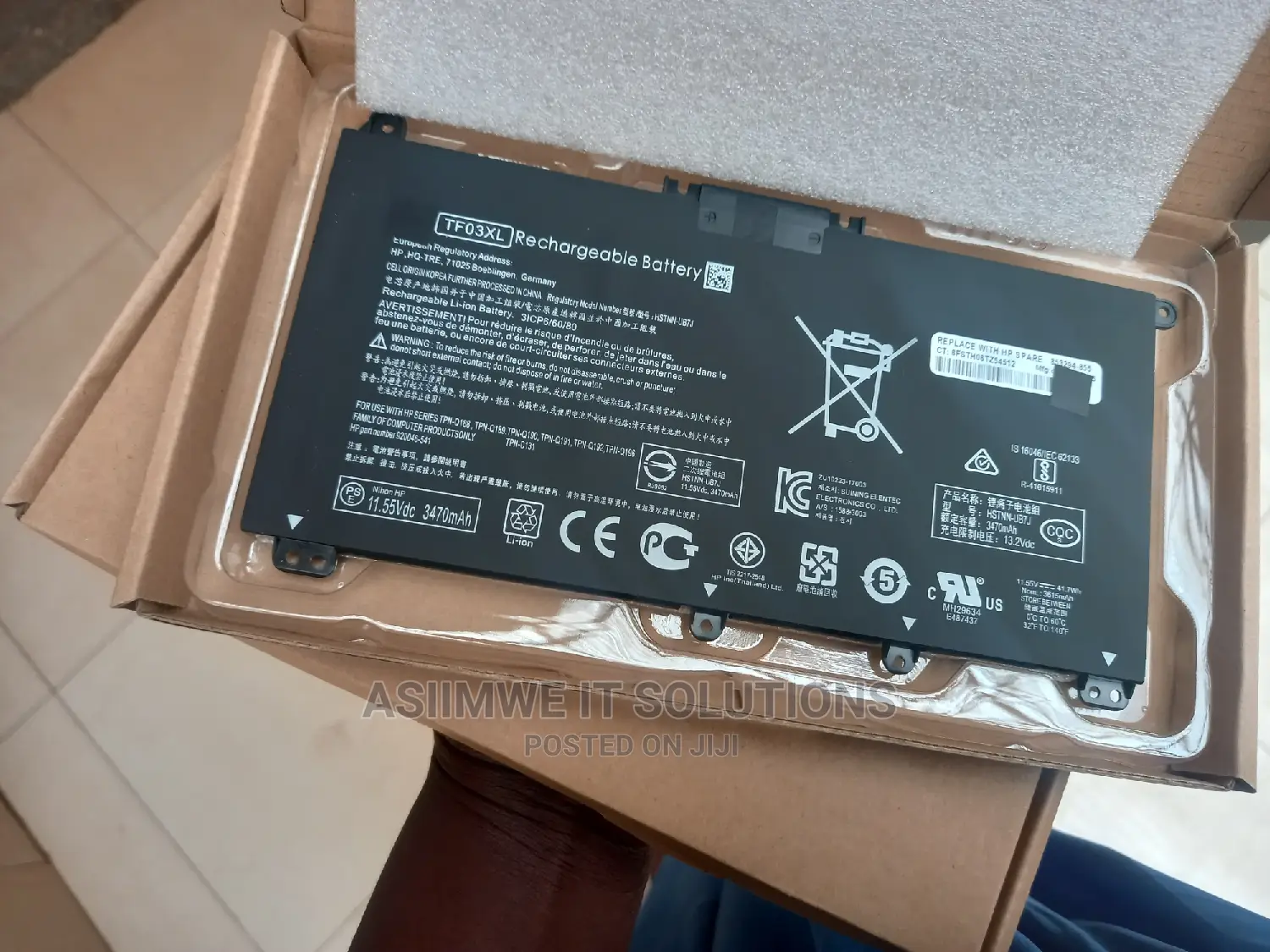 Hp TF03XL Original Battery