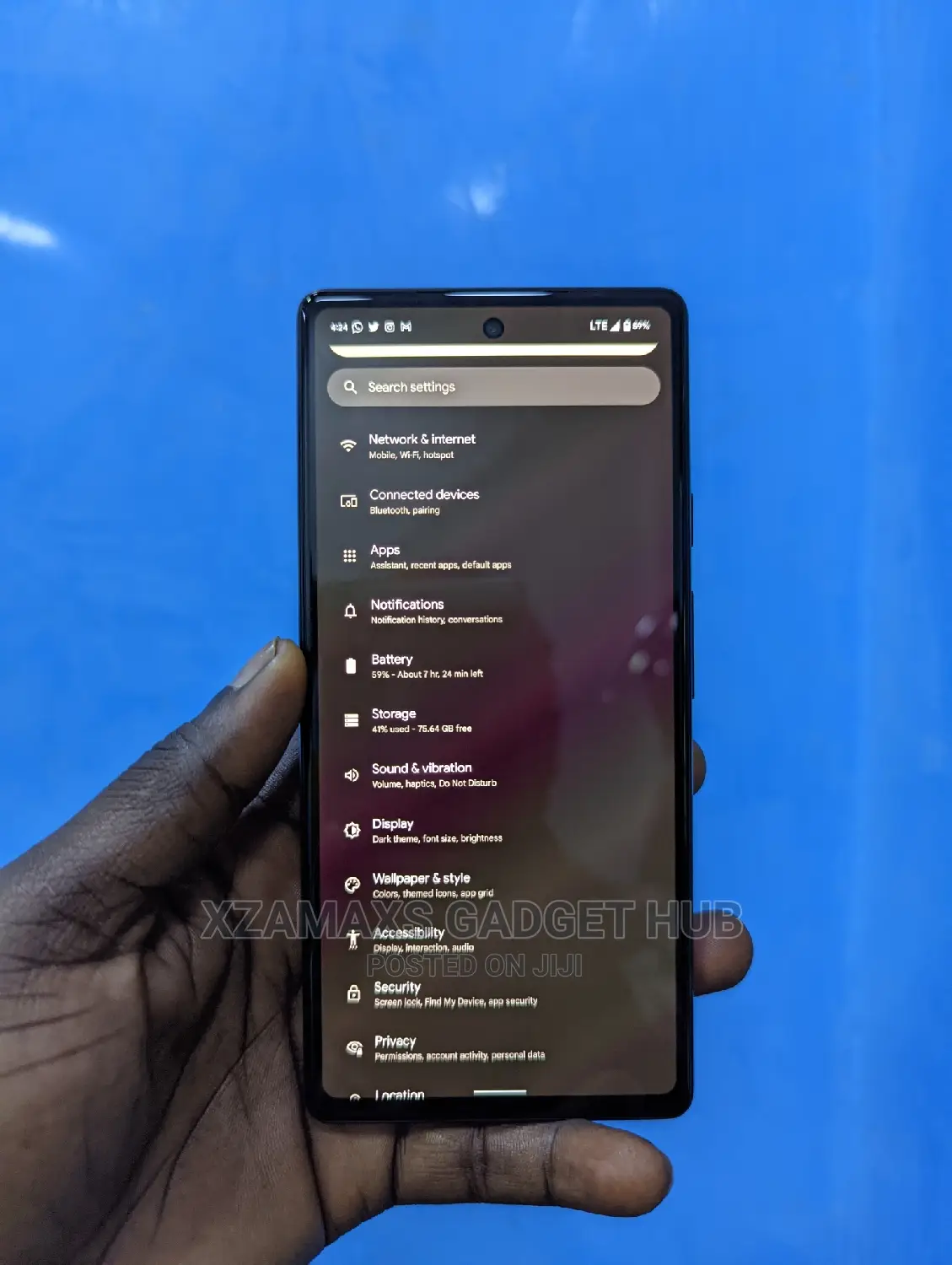 Google Pixel 6a 128 GB Black