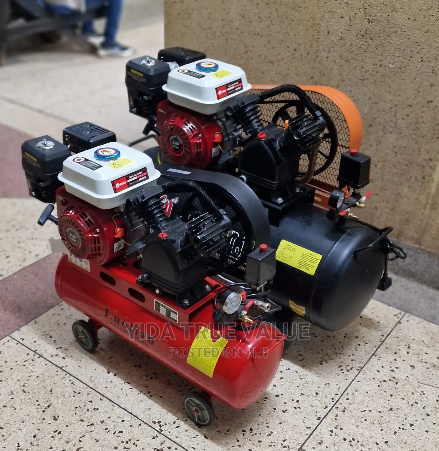 Air Compressor With Engine