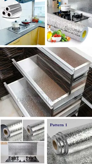 Silver Kitchen Waterproof Wall Sticker