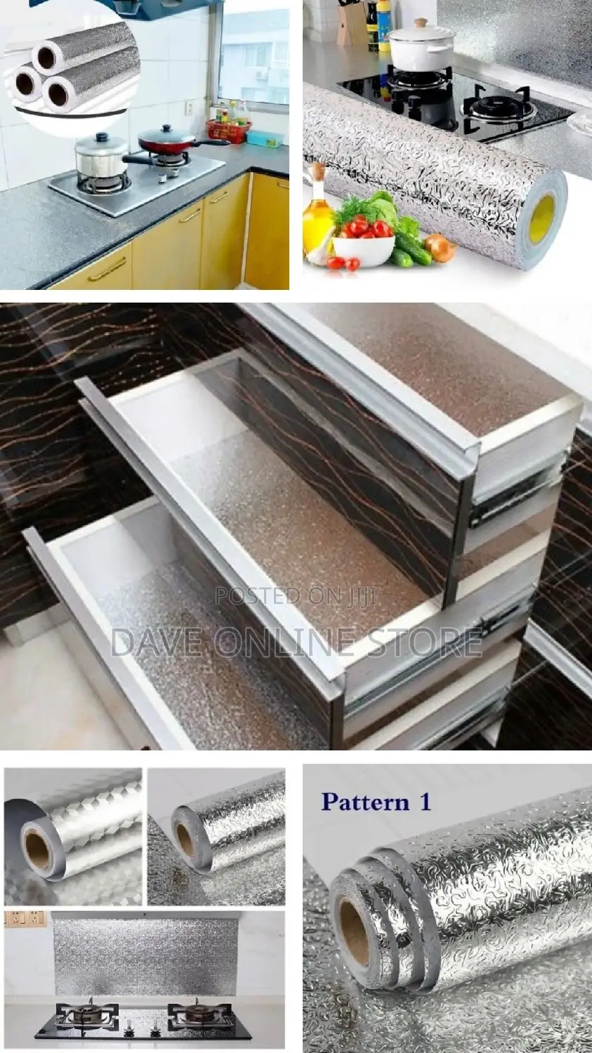 Silver Kitchen Waterproof Wall Sticker