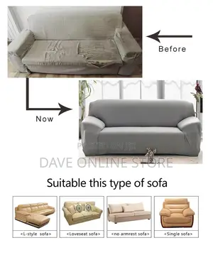 Elastic Sofa Cover Cotton Stretch Slipcover