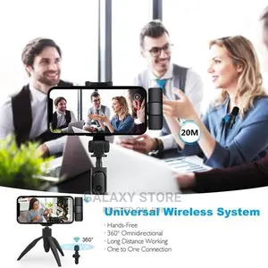 Type C Wireless Lavalier Microphone Portable Audio Video