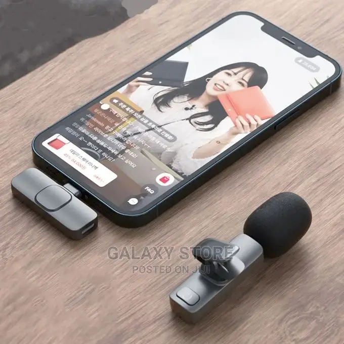 Type C Wireless Lavalier Microphone Portable Audio Video