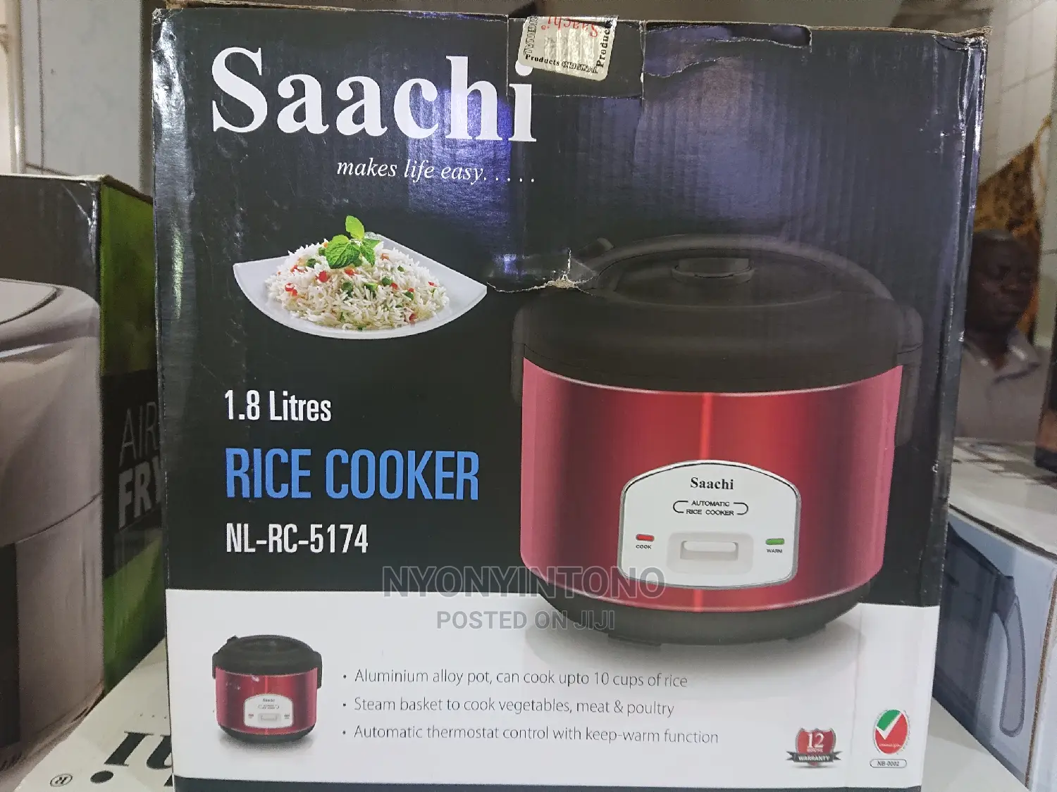 Saachi Rice Cooker 1.8liters