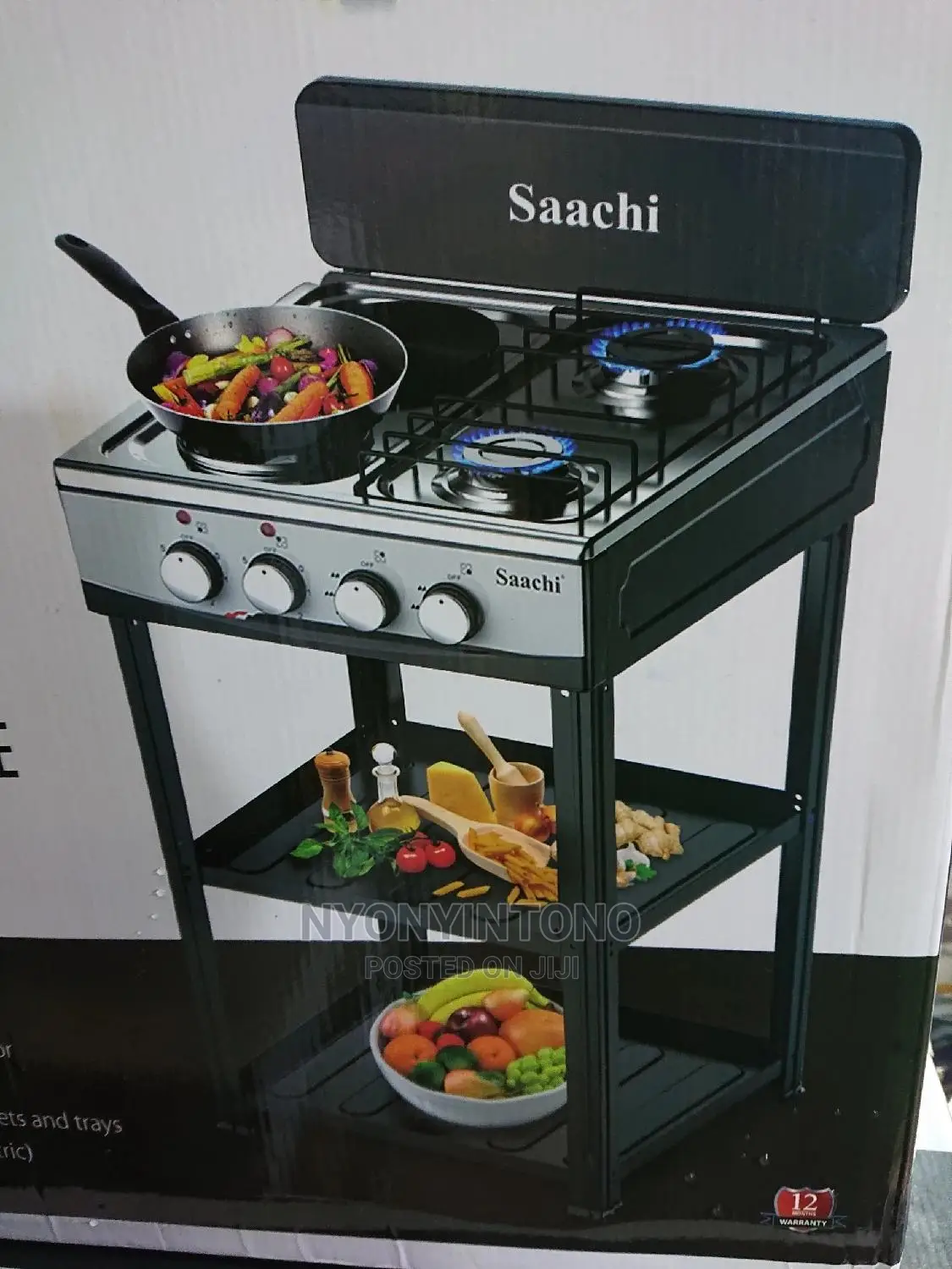 Saachi Cooking Range 2electric + 2gas