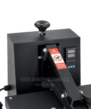 A Flatbed Heat Press Clamshell