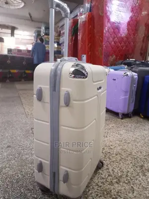 Plastic Suitcases (Silver)