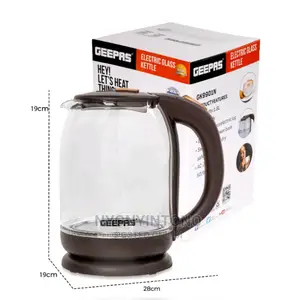Glass Kettle Geepas 1.8L