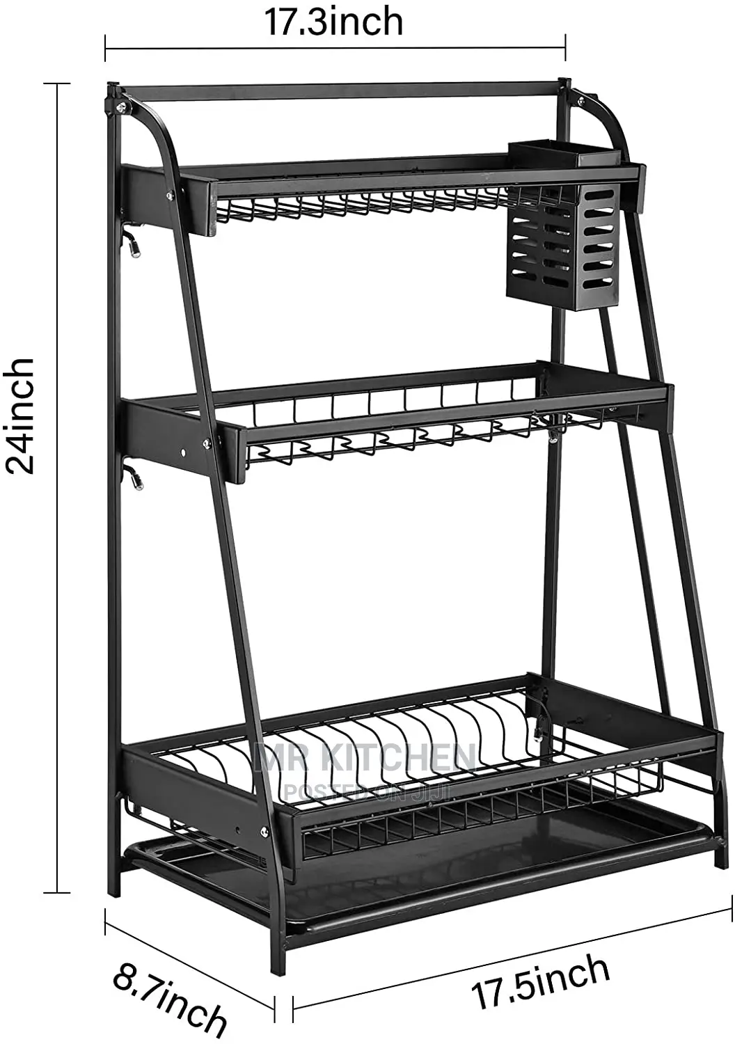 Black Dish Rack