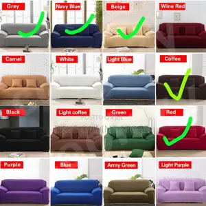 Plain Color Elastic Sofa Covers