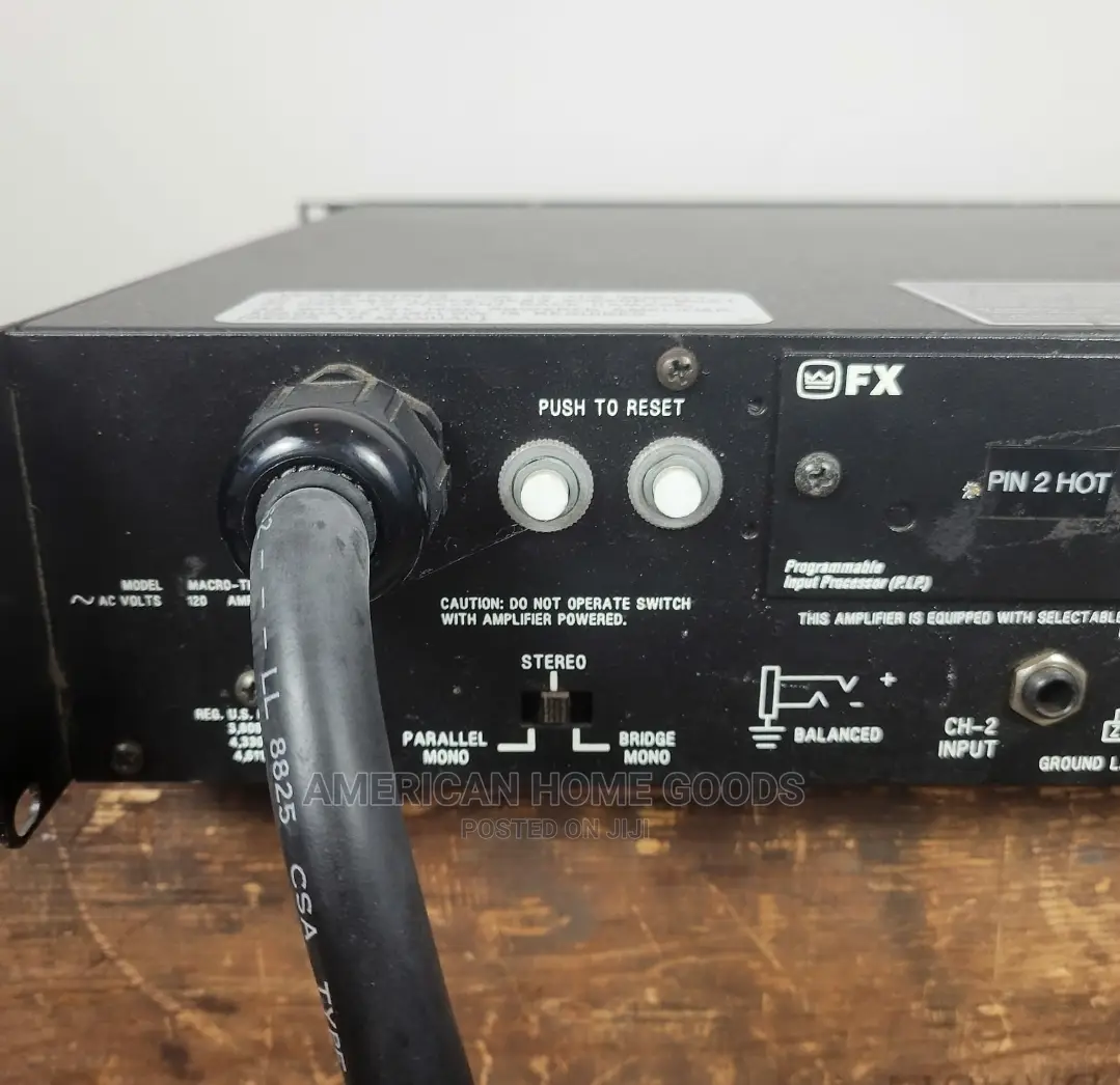 Macro-Tech 2400 Watts Hd Stereo Amplifier