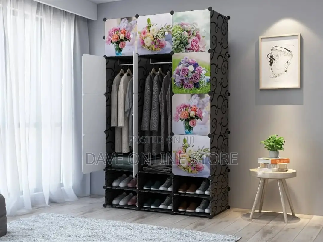 9 Cubes Plastic Wardrobe.