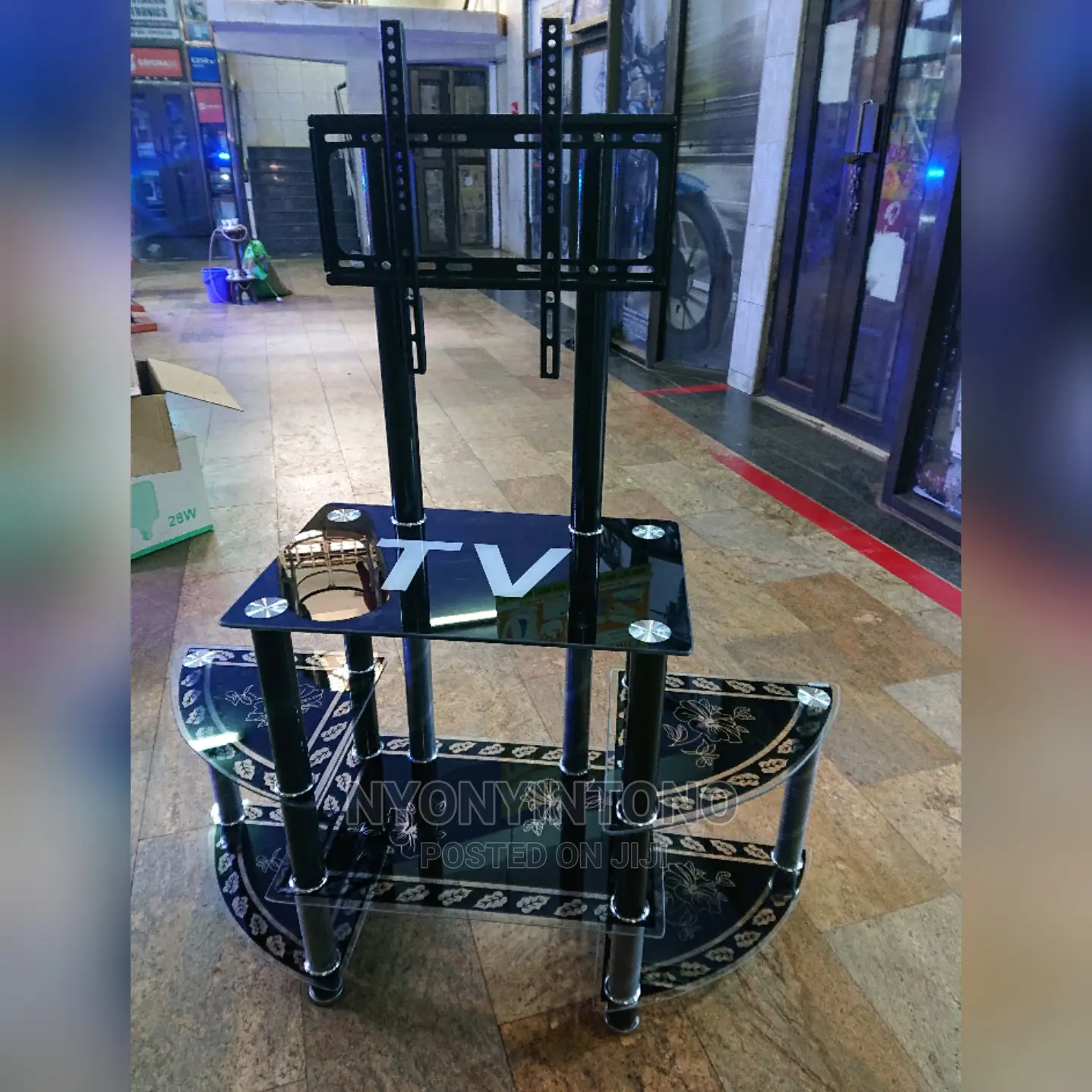Glass Tv Stand