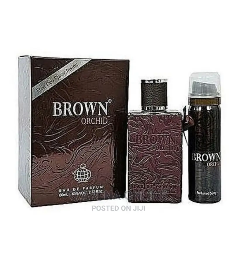 Brown Orchid With Free Deo Spray - Brown