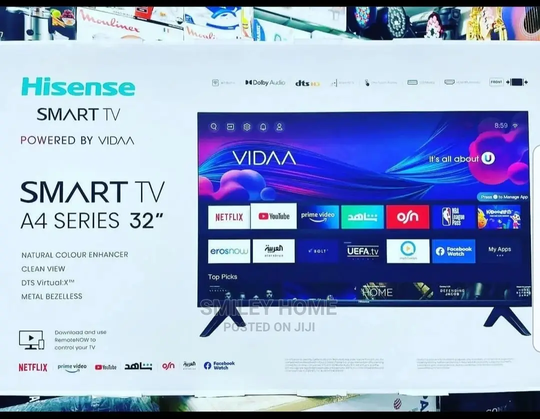 Hisense A4 32 Inches Smart TV