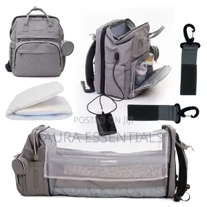 Multifunction Baby Diaper Bag and Bed