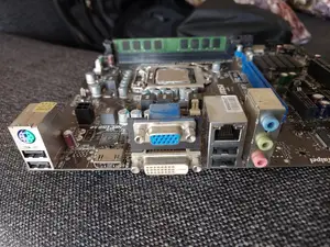 Motherboard With Processor and Ram