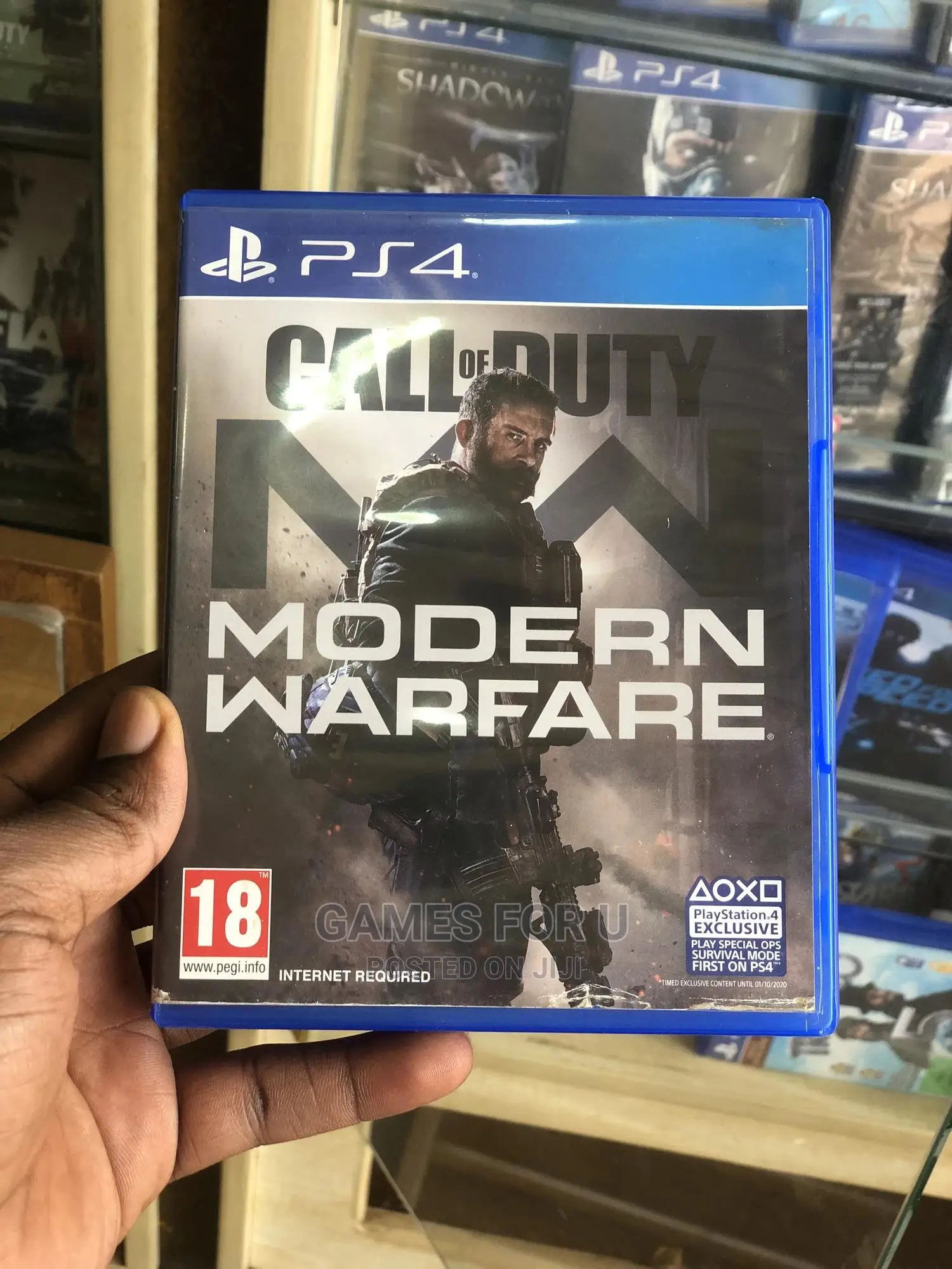 Used Call of Duty Modern Warfare Ps4