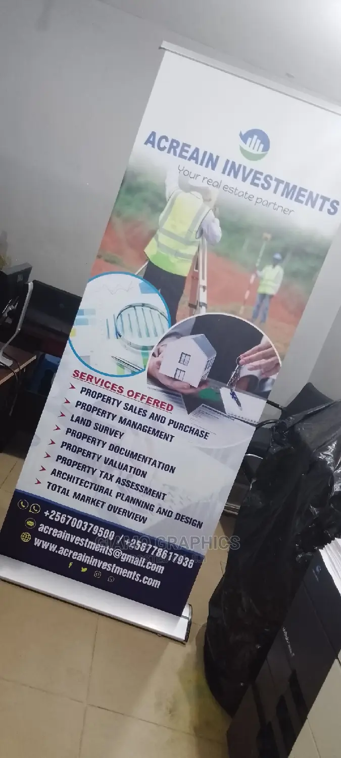 Acreain Investments Pull Up or Roll Up Banner
