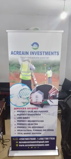 Acreain Investments Pull Up or Roll Up Banner