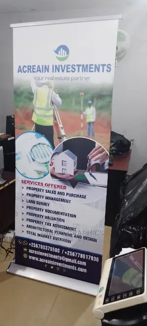 Acreain Investments Pull Up or Roll Up Banner