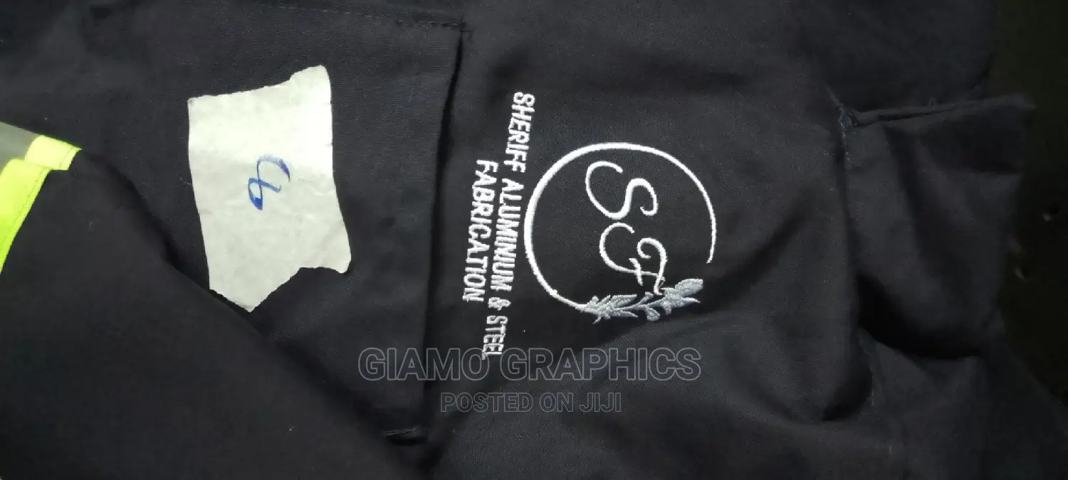 Embroidery for Logo and Words