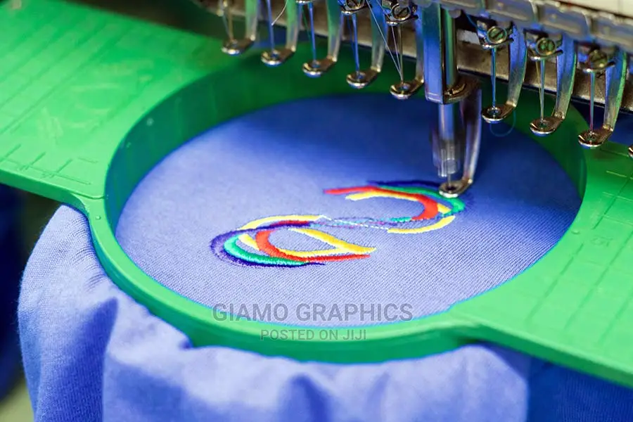 Embroidery for Logo and Words