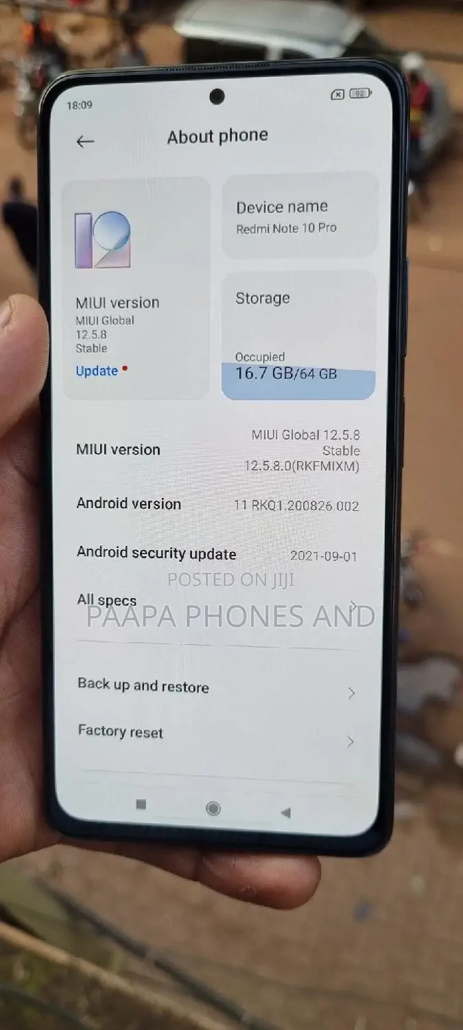 Xiaomi Redmi Note 10 Pro 64 GB Gray
