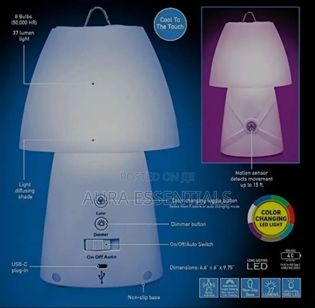 Color Changing Led Light Table Lamp