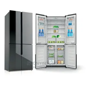 561liters 4 Door Black Mirror Finish Hisense Fridge