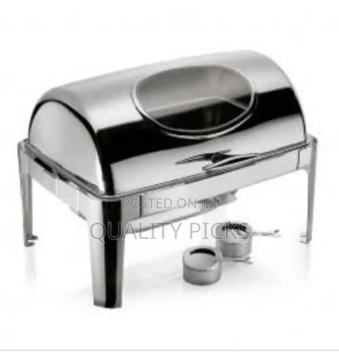 New Chafing Dish With Glass