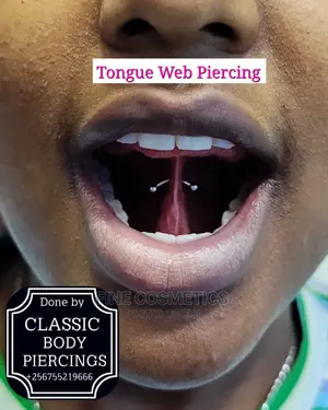Tongue WEB Piercing Uganda Kampala