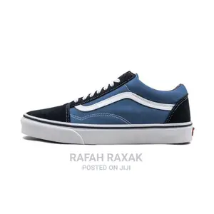 Original Blue/Black Vintage Old Skool Van Off the Wall